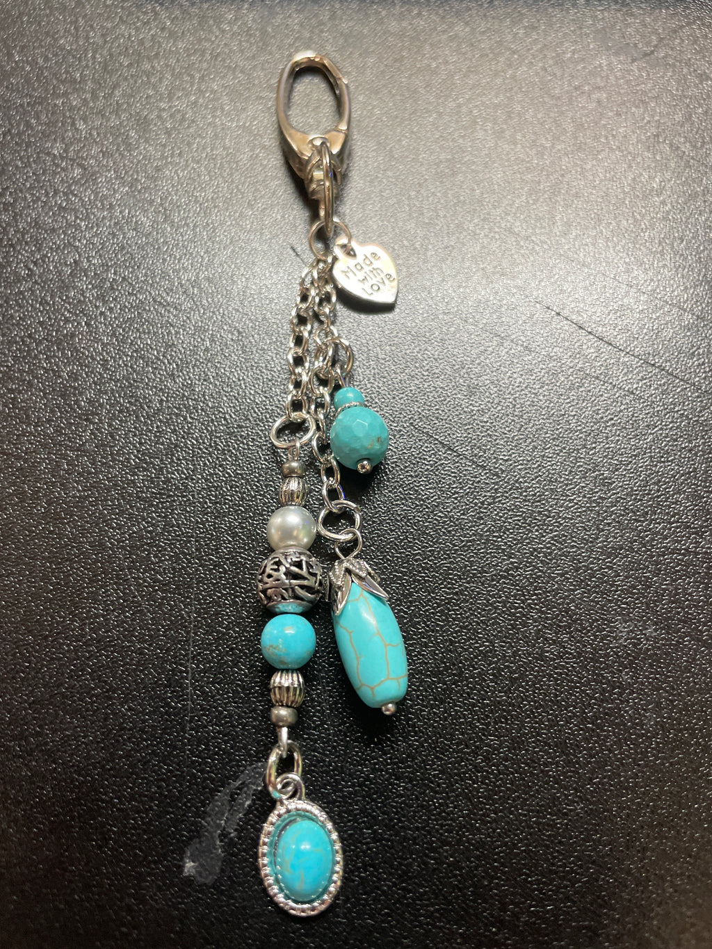 Blue Stone scissor Charm