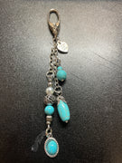 Blue Stone scissor Charm