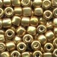 05557 Mill Hill Glass Pebble Beads - Old Gold