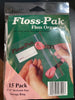 Floss-Pak- 15 bags with Ring
