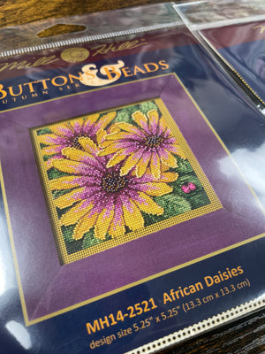 Autumn Series - African Daisies Mill Hill Kit