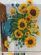 Sunflower Needlepoint Canvas