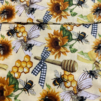 Bees and Sunflowers Project Bags