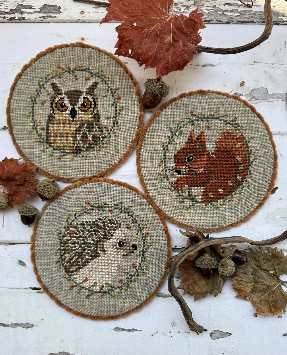 Fall Animal Trio