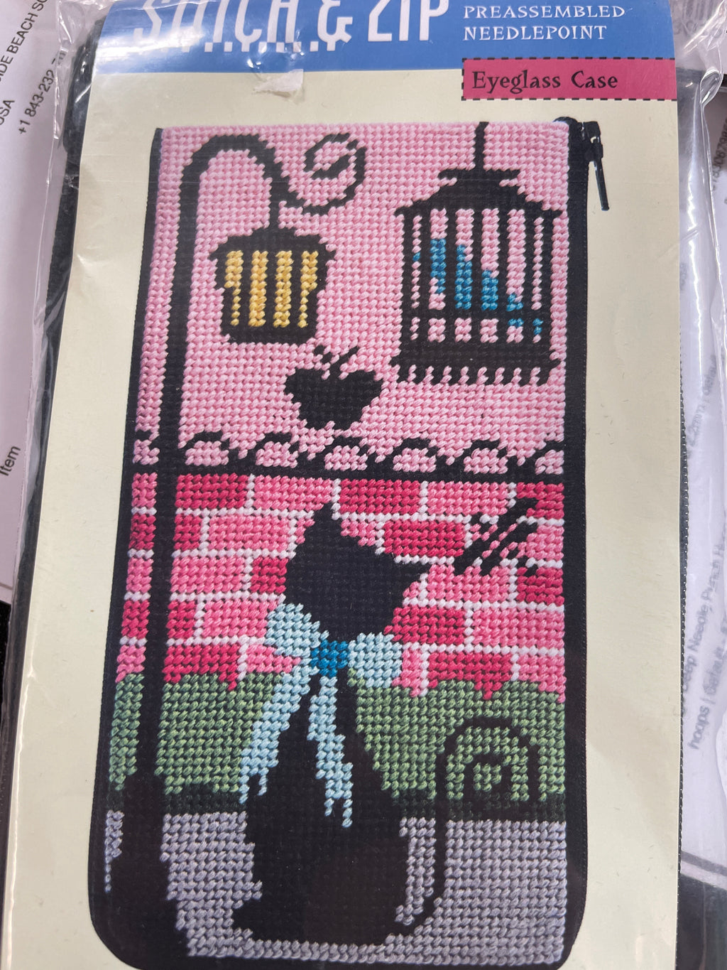 Stitch And Zip Needlepoint Eyeglass Kits