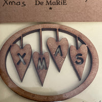 XMAS Wooden Buttons