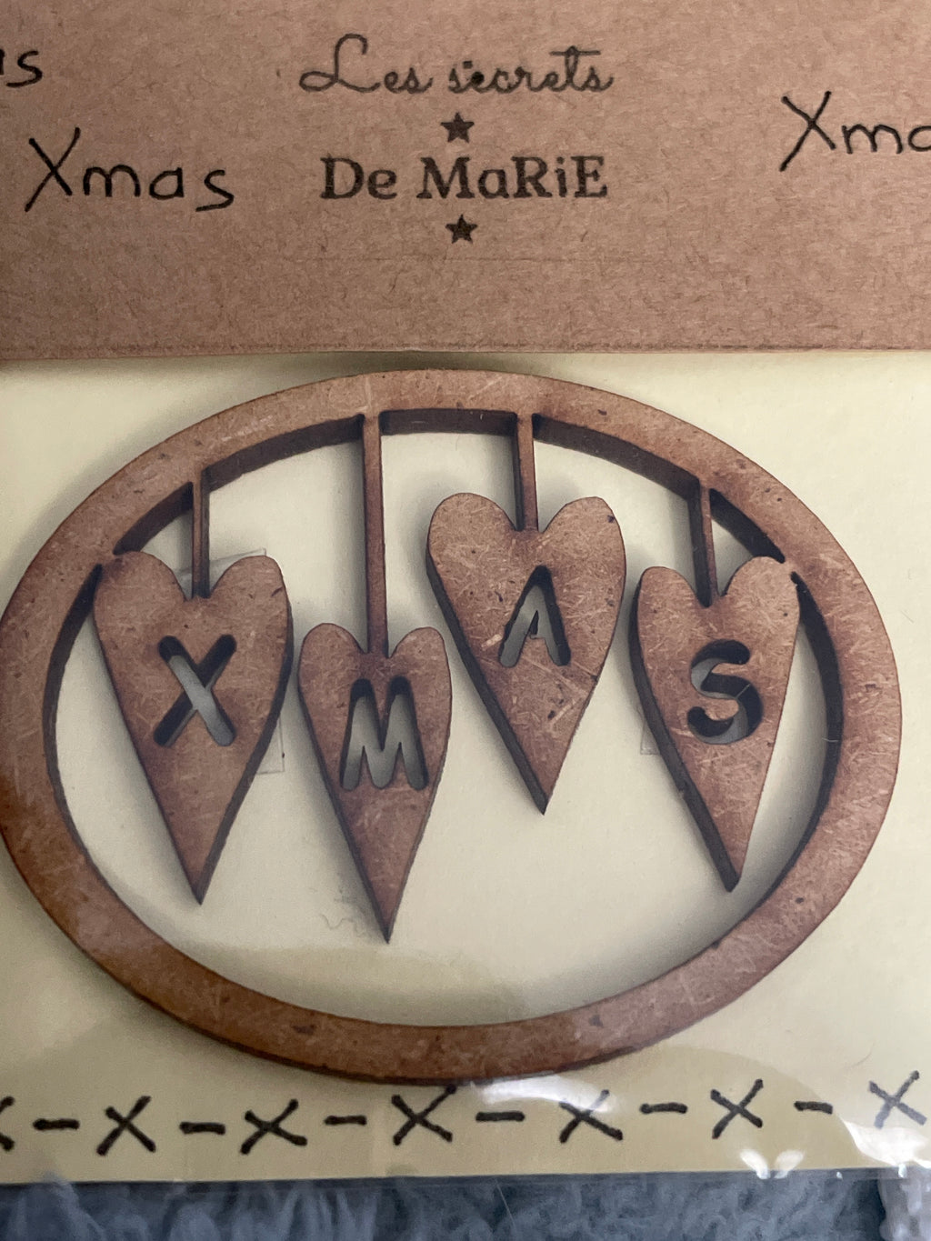 XMAS Wooden Buttons
