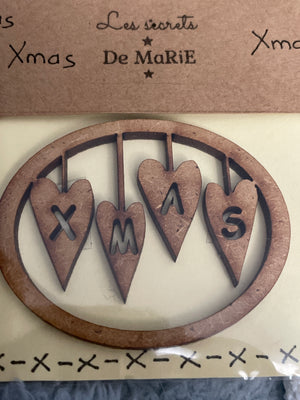 XMAS Wooden Buttons