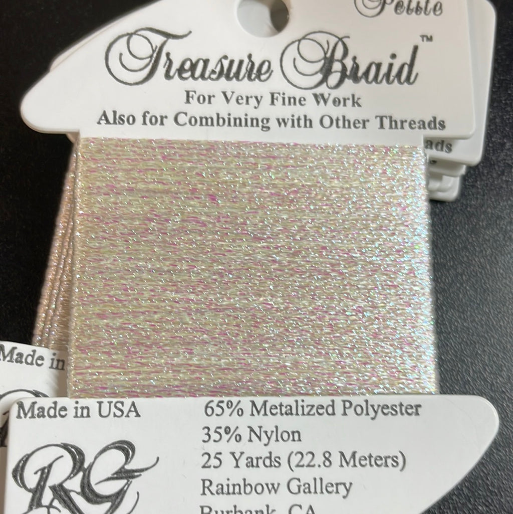 PB10 - White Petite Treasure Braid