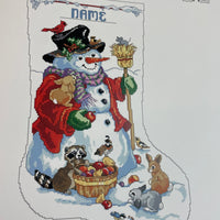 Snowman & Friends Stocking
