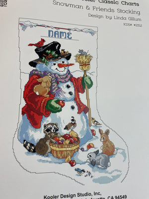 Snowman & Friends Stocking