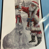 Festive Frosty Stocking
