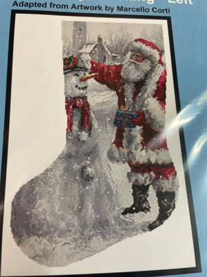 Festive Frosty Stocking