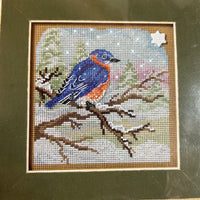 Snowy Bluebird