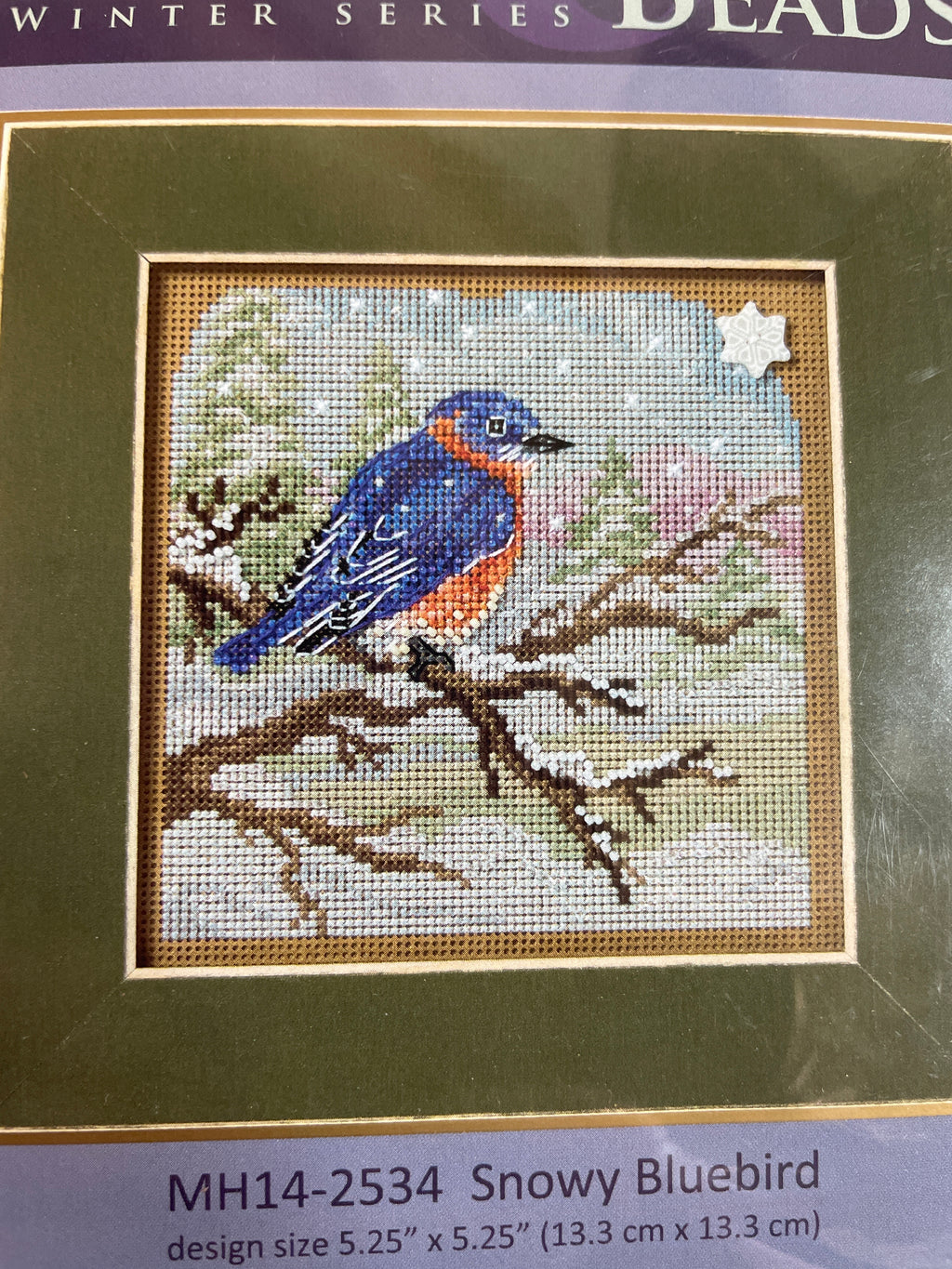 Snowy Bluebird