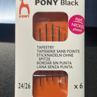 Size 24 & 26 Pony Tapestry Combo pack Black Eye