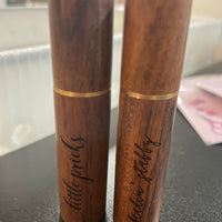 Engraved Wooden Needle case