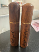 Engraved Wooden Needle case