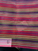 Striped Mesh Project Bag