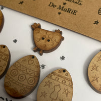 Easter Wooden Buttons