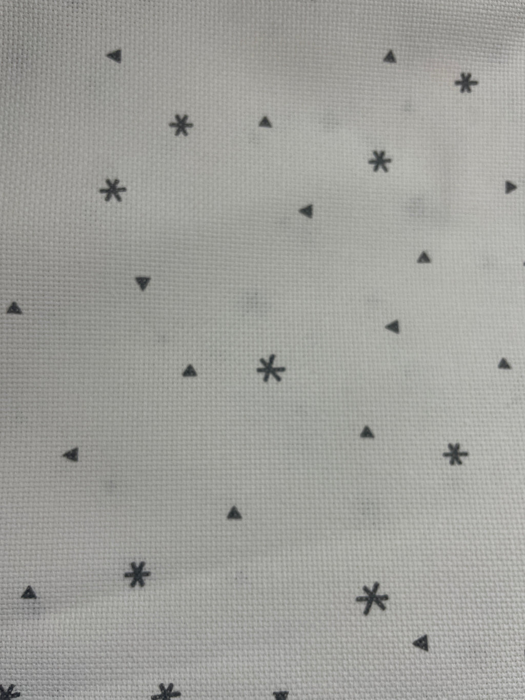 20 Count White with Printed Sparkles Aida