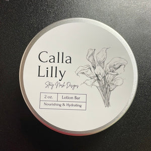 Calla Lilly Lotion Bar