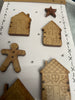 Gingerbread Wooden Buttons