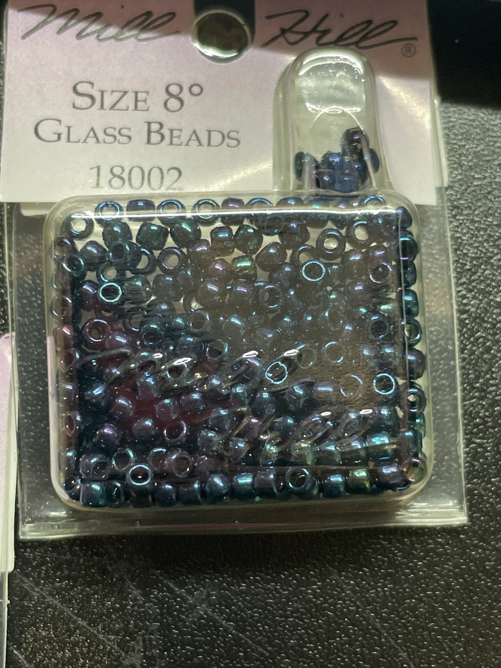 18002 Mill Hill Size 8 Glass Beads - Midnight