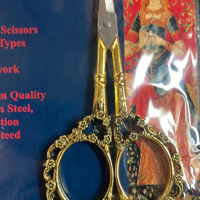 Gold Victorian Embroidery Scissors
