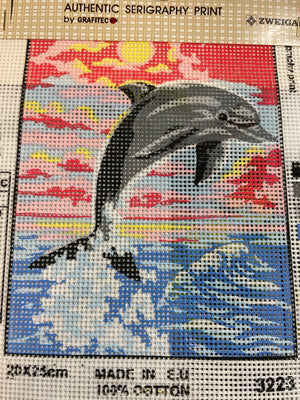 Dolphin Needlepoint Canvas