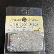 00161- Mill Hill Glass Beas- Crystal