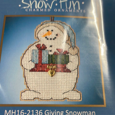 Giving Snowman- Mill Hill Kit