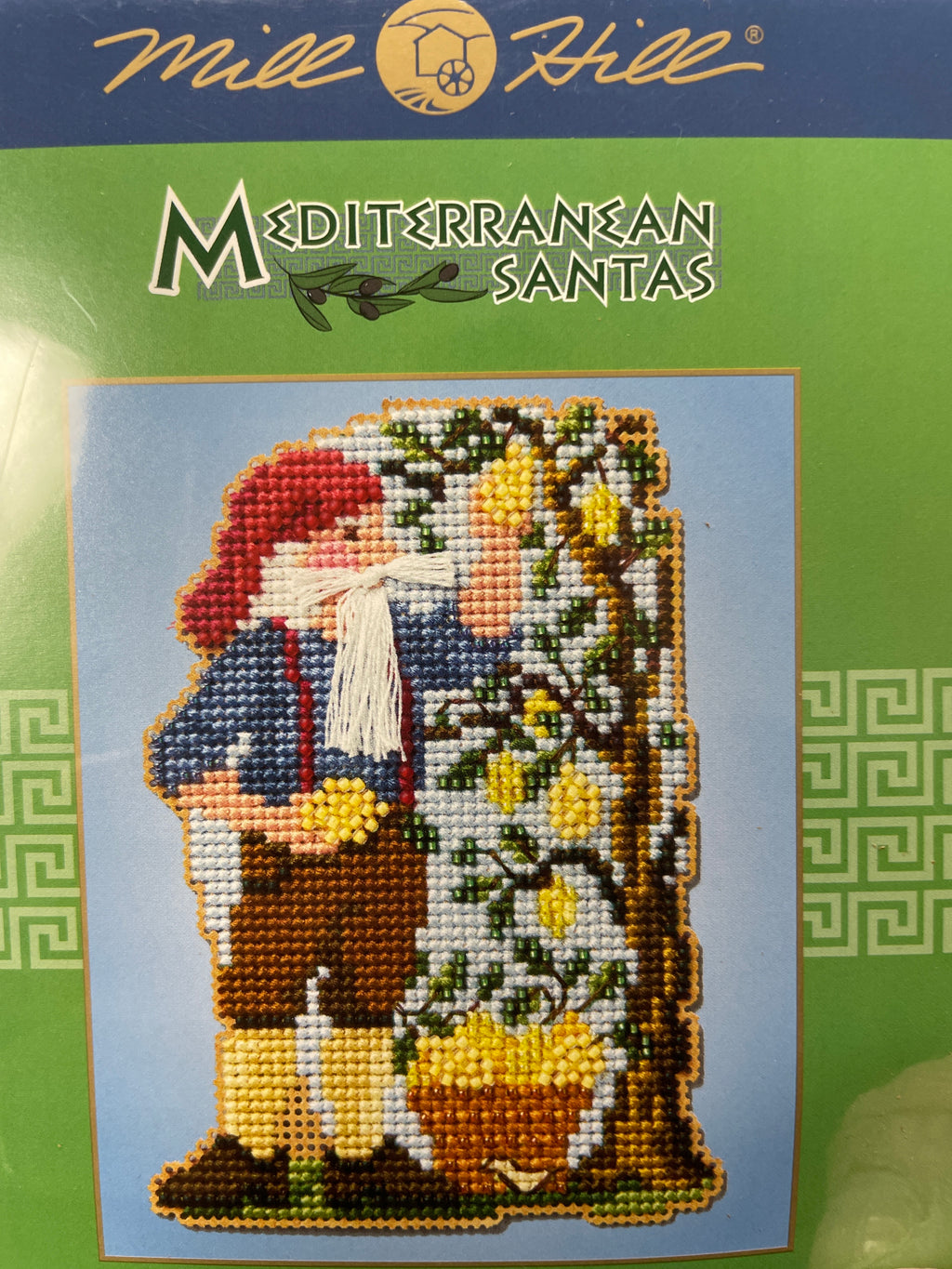 Mediterranean Santas: Lemon Grove Santa  Buttons and Beads Kit