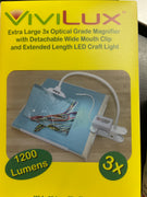 Clip On magnifier with light