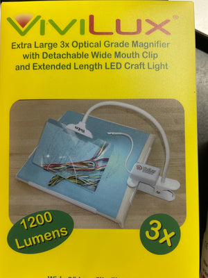 Clip On magnifier with light