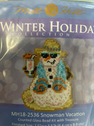 Snowman Vacation Ornament Kit
