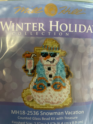 Snowman Vacation Ornament Kit