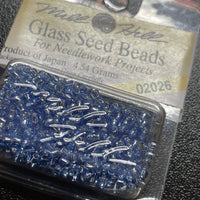 2026 Mill Hill Glass Bead - Crystal Blue