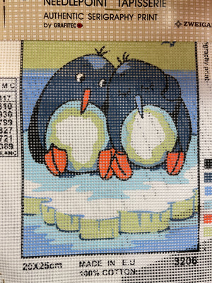 Penguins Needlepoint Canvas