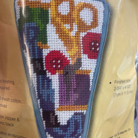 Stitch And Zip Needlepoint Scissor Case Kit