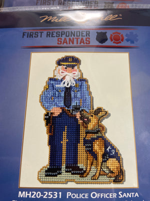 First Responder Santa Police Officer Santa