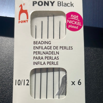 Size 10/12 Pony Beading  Needles with threader