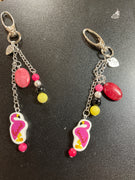 Pink Flamingo Scissor Charm