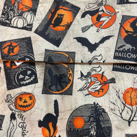 Vintage Halloween Project Bag