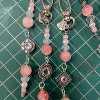 Pink Glamour Scissor Charm