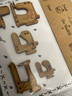 Sewing Wooden Buttons