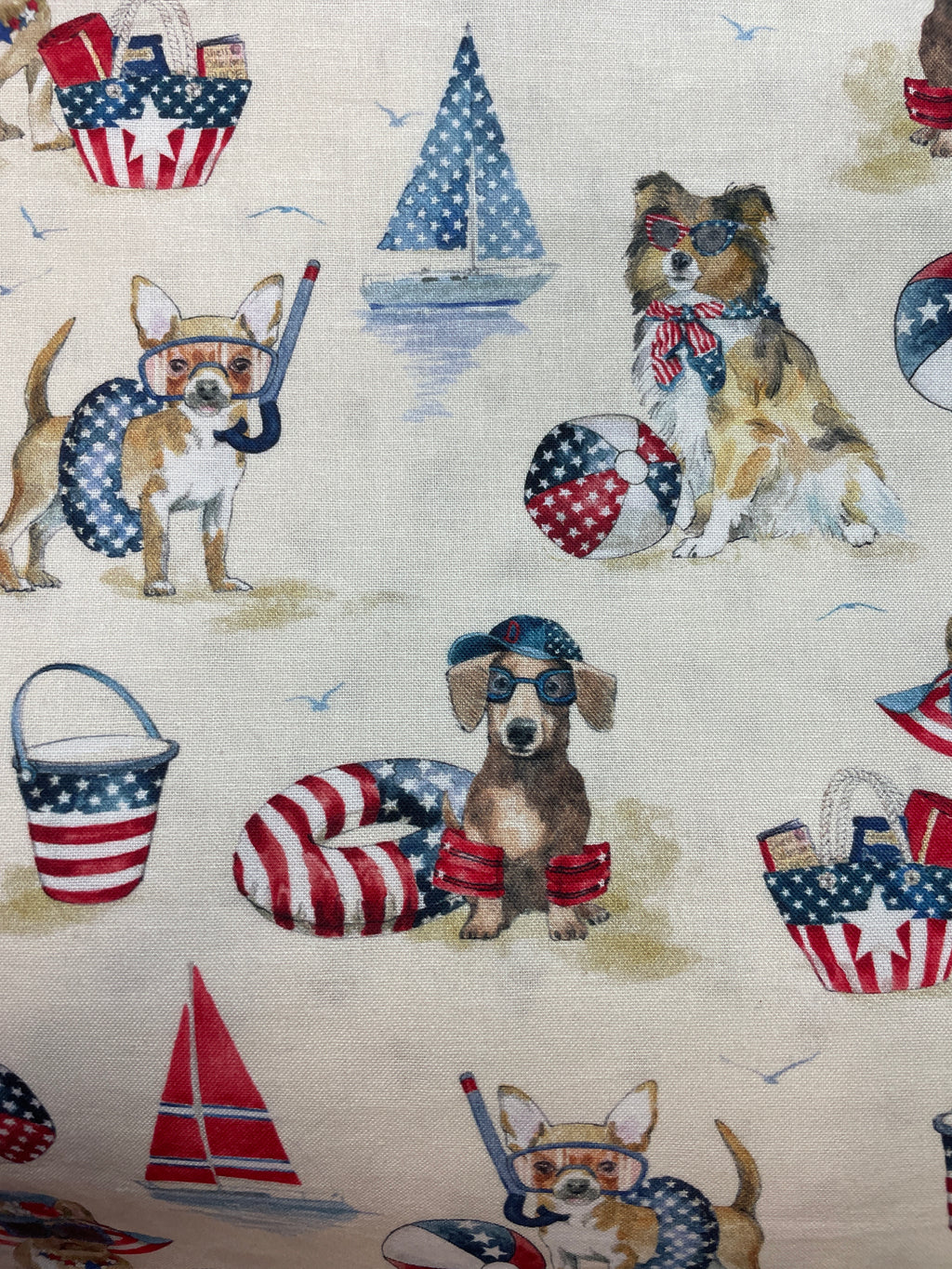 Patriotic Pups Project Bags