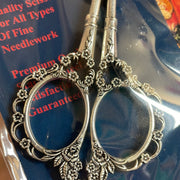 Silver Victorian Embroidery Scissors