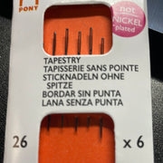 Size 26 Tapestry Needles Black Eye