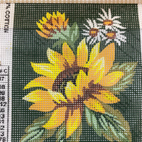 Sunflower and Daisy Needlepoint Canvas